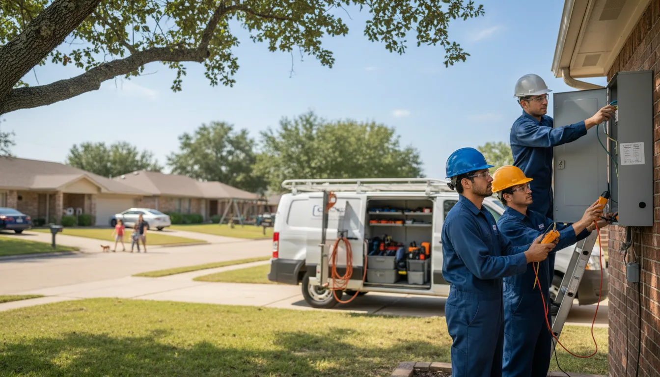 Certified electrician providing emergency electrical services in Blue Hill, NE